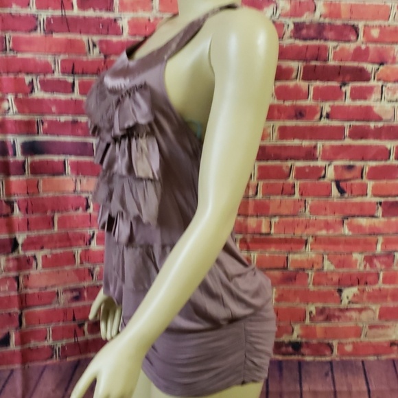 GUESS RIA RUFFLE TUNIC HAZY DAY SIZE XS !!

Color - Picture 4 of 7